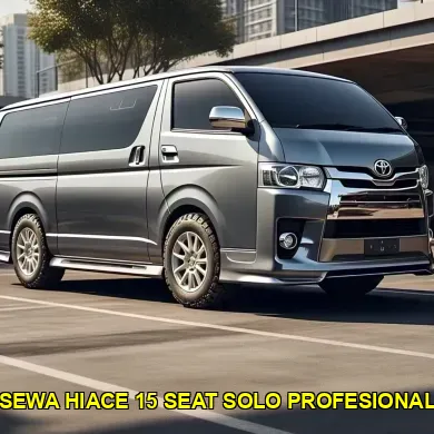 sewa hiace 15 seat solo profesional